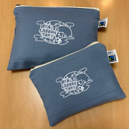 キャンバスフラットポーチ