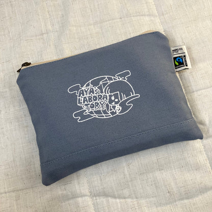 キャンバスフラットポーチ