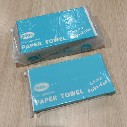 ペーパータオルふきふき